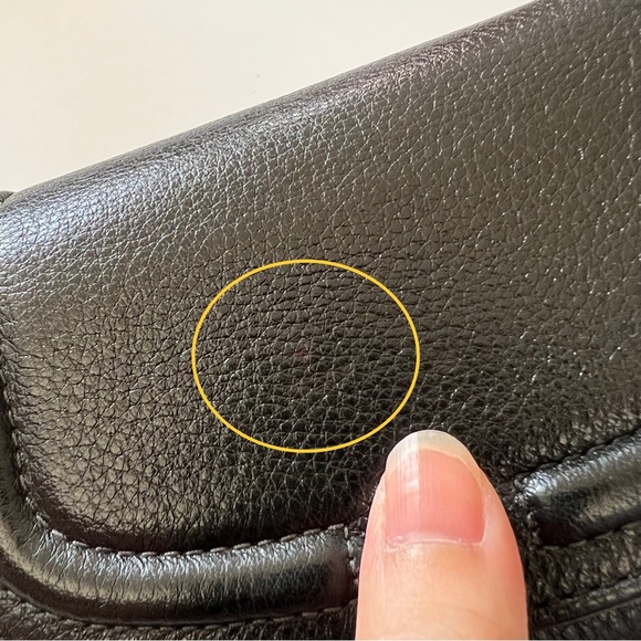 Coach Black Pebbled Leather Medium Bi-Fold Women’s Wallet - Picture 9 of 9